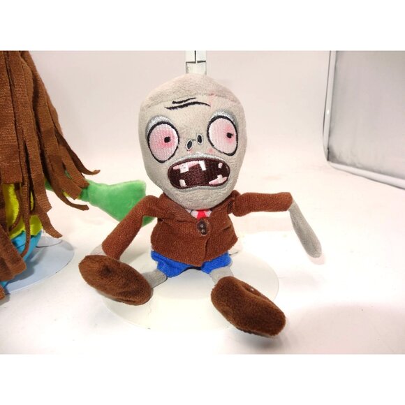 Plants Vs Zombies Plush Doll Set Football Zombie & Conehead Zombie - Picture 3 of 8
